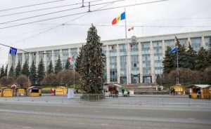 Albero di Natale a Chisinau