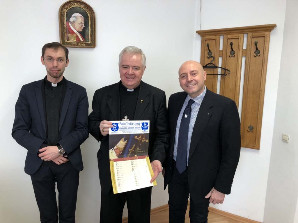 Paste Fericit din partea Episcopului de Chisinau Anton Coșa Mons Anton Cosa e Paolo Trotta