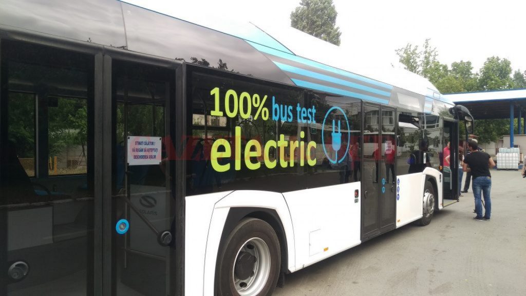 Il primo autobus elettrico circola per le strade di Chisinau