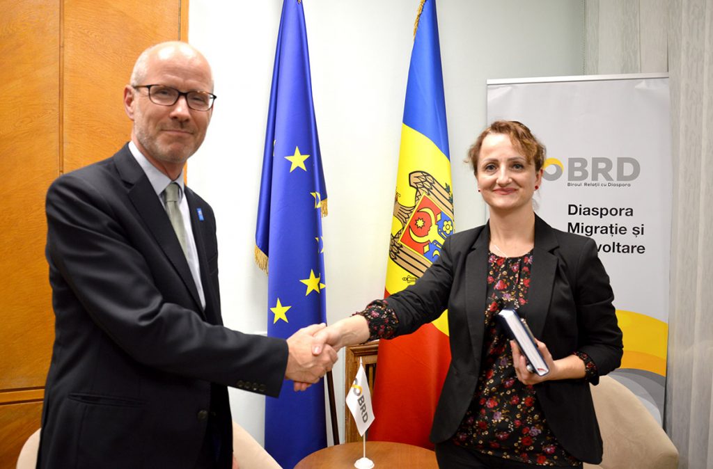 Noul șef al OIM, Moldova, în vizită de curtoazie la BRD