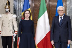 Maia Sandu e Sergio Mattarella