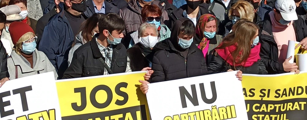 Caso Alexandru Stoianoglo: monta la protesta a Chisinau Protesta a Chisinau