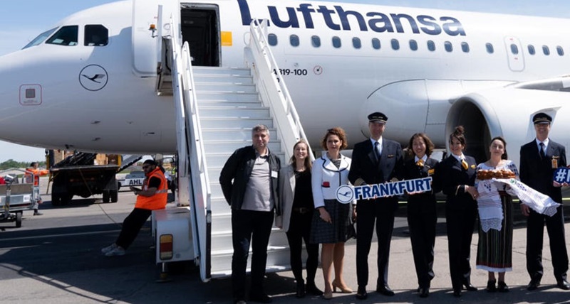 La compagnia aerea Lufthansa è tornata in Moldova