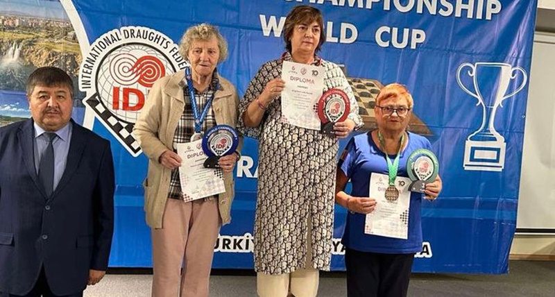 Campionati mondiali di dama, medaglia di bronzo alla moldava Ada Odajiu